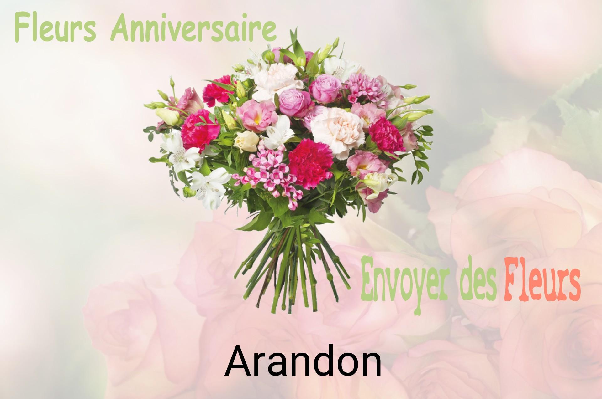 Bouquet de fleurs d’anniversaire livré à Arandon