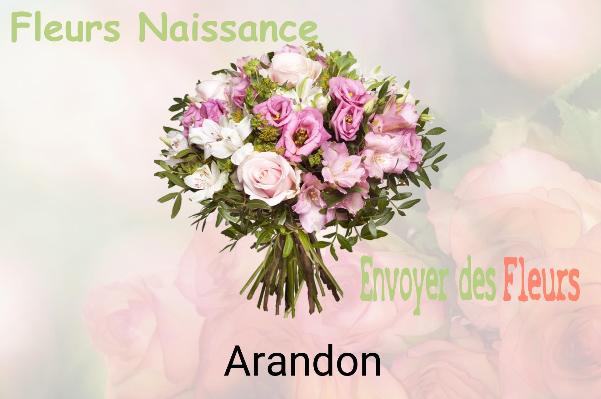 Bouquet de fleurs de naissance livré à Arandon